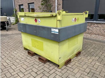 Rezervoar za skladištenje Kiwa IBC Steenbergen 2000 liter Dieseltank met Handpomp Milieutank: slika 3