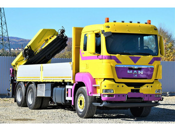 Kamion sa dizalicom MAN TGS 28.440 Pritsche 5,60* HMF 3000 K5 + FUNK !: slika 3