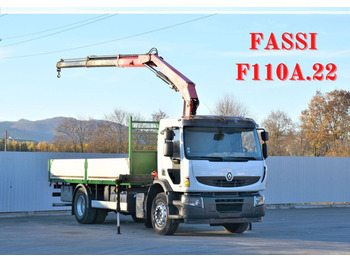Kamion sa dizalicom RENAULT Premium 370