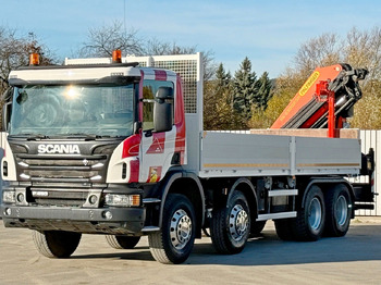 Kamion sa dizalicom Scania P 450* PRITSCHE 6,90m * PK 23002- SH C FUNK *8x4: slika 4