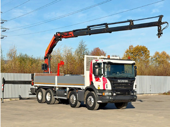 Kamion sa dizalicom Scania P 450* PRITSCHE 6,90m * PK 23002- SH C FUNK *8x4: slika 2