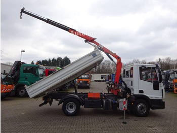 Istovarivač, Kamion sa dizalicom Iveco ML75E18K - 3 way tipper+crane: slika 4