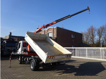 Istovarivač, Kamion sa dizalicom Iveco ML75E18K - 3 way tipper+crane: slika 3