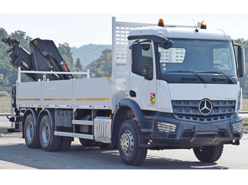 Kamion sa tovarnim sandukom, Kamion sa dizalicom Mercedes-Benz ACTROS 2636: slika 4 Kamion sa tovarnim sandukom, Kamion sa dizalicom Mercedes-Benz ACTROS 2636: slika 4