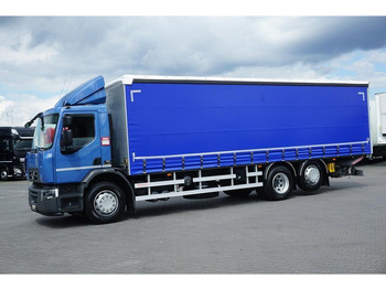Kamion sa ceradom Renault D 320 / EURO 6 / FIRANKA + WINDA / 21 PALET / ŁAD. 16 530 KG: slika 3