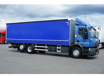 Kamion sa ceradom Renault D 320 / EURO 6 / FIRANKA + WINDA / 21 PALET / ŁAD. 16 530 KG: slika 4