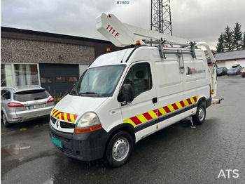 Vazdušna platforma montirana na kamion, Furgon Renault Master liftbil m/ France Elevateur løftekurv. SE VIDEO: slika 2