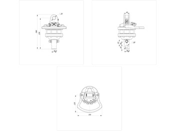 Lizing Hydraulic rotator RE-R15 Hydraulic rotator RE-R15: slika 2