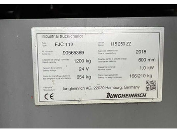 Slagač Jungheinrich EJC112: slika 4 Slagač Jungheinrich EJC112: slika 4