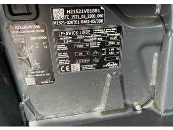 Električni viljuškar Linde E15-02: slika 4 Električni viljuškar Linde E15-02: slika 4