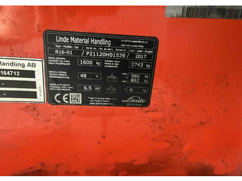 Regalni viljuškar Linde R16-01: slika 4