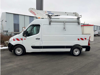 Vazdušna platforma montirana na kamion, Dostavno vozilo Renault Master 2.3 dCi / France Elevateur 121FCC, 12m: slika 4