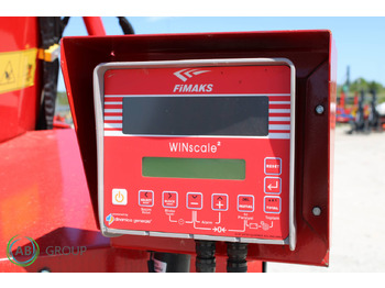 Prikolica za mešanje stočne hrane TMR Mixer Fimaks FMV 16m³ - demo: slika 2