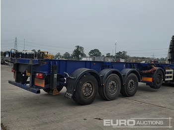 Plato poluprikolica Dennison Trailers 4 Axle 40' Skeleton Trailer, Front Lift Axle, Twist Locks: slika 5