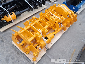 Dodatak za Bager Unused Miva Excavator Attachment (8 of), Rake, Ripper, Grab, 12" Auger, 8" Auger, 24" Bucket, 8" Narrow Bucket; 32" Bucket,: slika 4