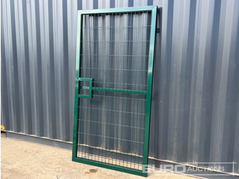 Poljoprivredna mašina 1.2m x 2.4m Pedestrian Gate, Heavy Duty Galvanized Powder Coated, 80mm x 80mm x 3m Post (2 of), Assembly Kit (Green): slika 3