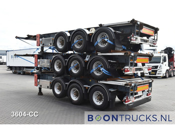 Poluprikolica za prevoz kontejnera/ Poluprikolica sa promenjivim sandukom Van Hool 3B0071 € 11500 STACK PRICE | 20-30ft * ADR: FL, AT, OX * 3840 KG * LIFT AXLE: slika 2