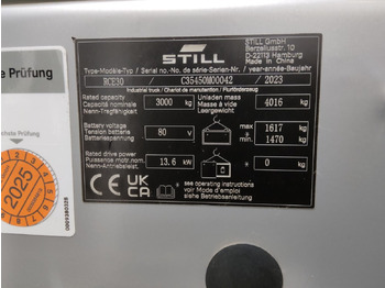 Električni viljuškar Still RCE30: slika 5 Električni viljuškar Still RCE30: slika 5