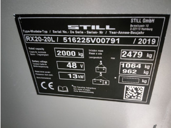 Električni viljuškar Still RX20-20L: slika 5