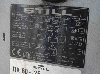 Električni viljuškar Still RX60-25: slika 5