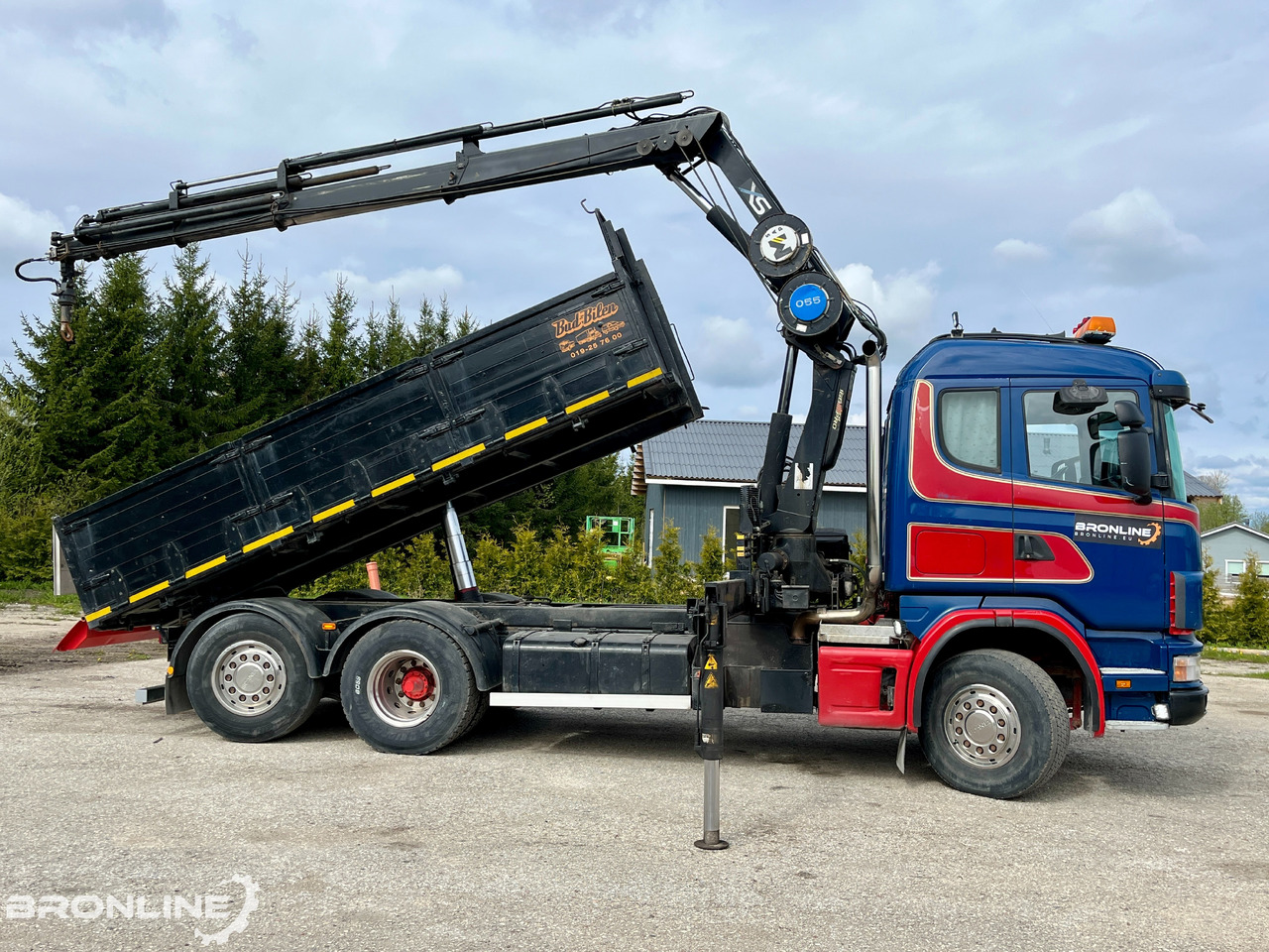 2002 SCANIA R114 6X2*4 Tipper+HIAB 166-e5 crane - Istovarivač, Kamion sa dizalicom: slika 4 2002 SCANIA R114 6X2*4 Tipper+HIAB 166-e5 crane - Istovarivač, Kamion sa dizalicom: slika 4