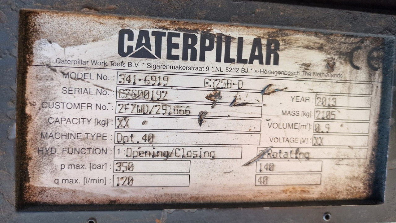 Caterpillar Sortiergreifer 325 B D Model 341-691 - Kuka: slika 4 Caterpillar Sortiergreifer 325 B D Model 341-691 - Kuka: slika 4