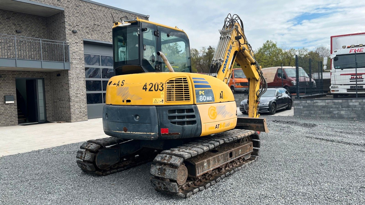 Komatsu PC80MR-3 PC80 Minibagger Verstellausleger - Mini bager: slika 5 Komatsu PC80MR-3 PC80 Minibagger Verstellausleger - Mini bager: slika 5