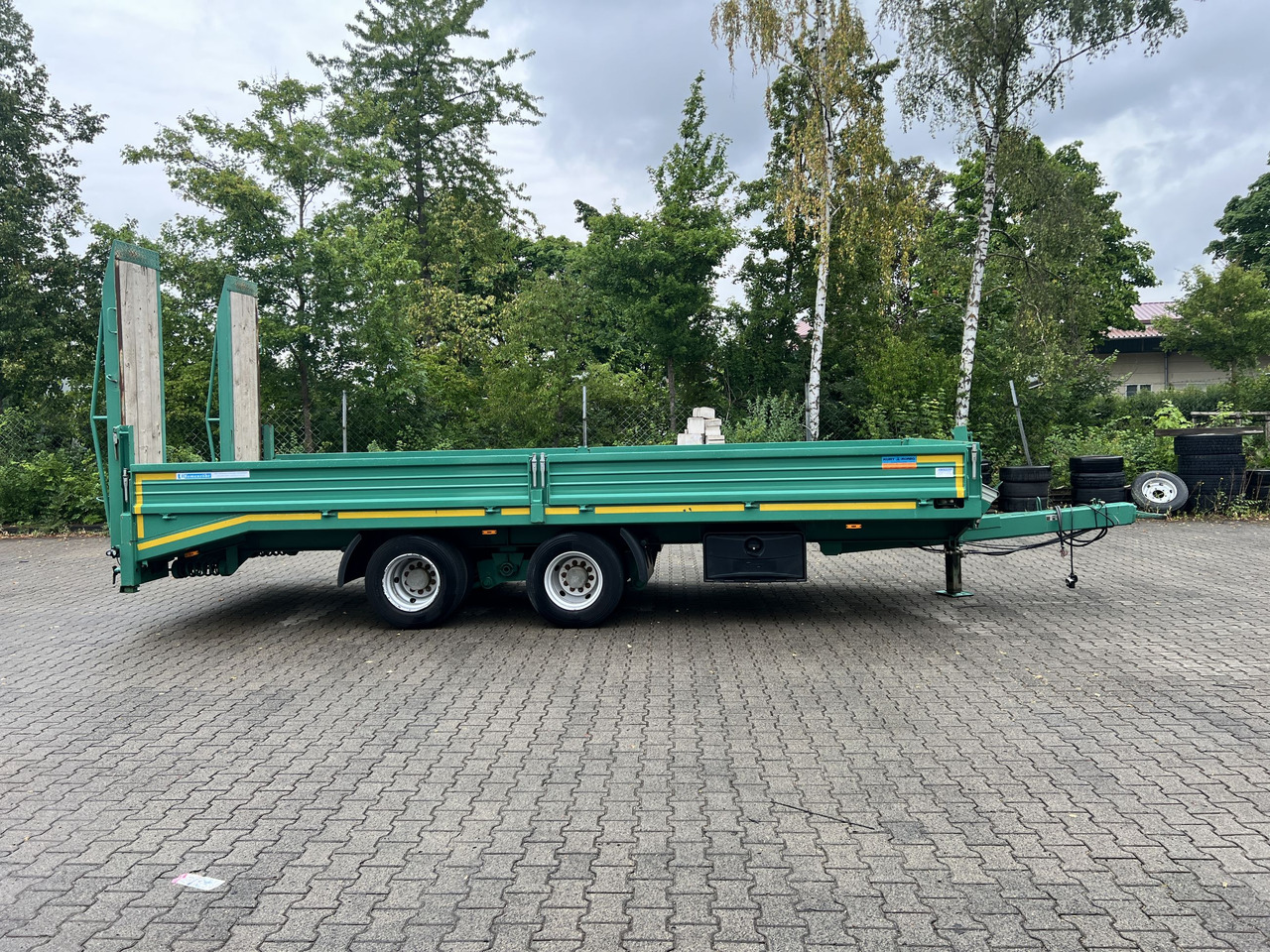 Blomenroehr 688/18000 18 t Tandemtieflader, wenig Benutzt - Niska prikolica za prevoz: slika 1 Blomenroehr 688/18000 18 t Tandemtieflader, wenig Benutzt - Niska prikolica za prevoz: slika 1
