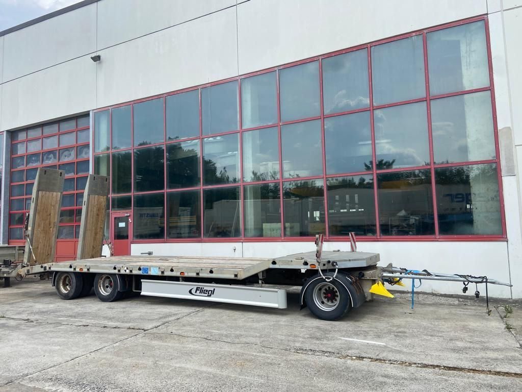 Fliegl DTS 300 3 Achs Tiefladeranhänger - Niska prikolica za prevoz: slika 1 Fliegl DTS 300 3 Achs Tiefladeranhänger - Niska prikolica za prevoz: slika 1