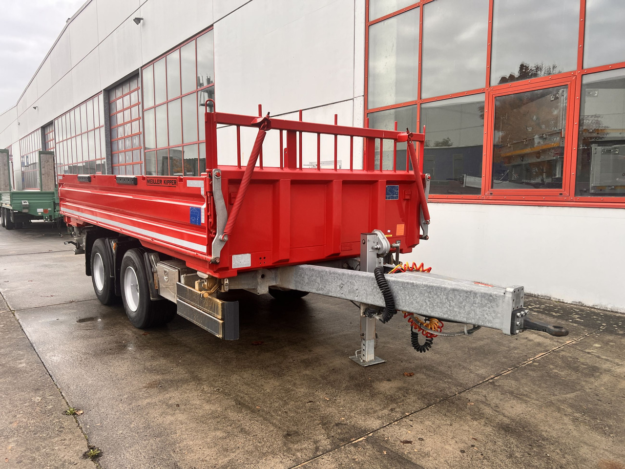 Meiller MZDAL  18 t Tandemkipper Tieflader Schotter- Klappe, neuwertig - Prikolica istovarivača: slika 4 Meiller MZDAL  18 t Tandemkipper Tieflader Schotter- Klappe, neuwertig - Prikolica istovarivača: slika 4