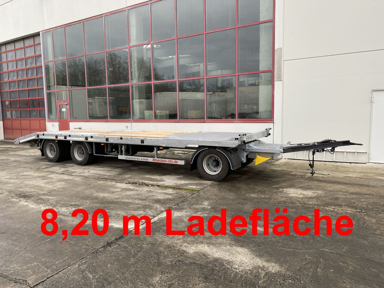 Möslein T 3-8,20 P OR 3 Achs Tieflader gerader Ladefläche 8,10 m,Neufahrzeug - Niska prikolica za prevoz: slika 1 Möslein T 3-8,20 P OR 3 Achs Tieflader gerader Ladefläche 8,10 m,Neufahrzeug - Niska prikolica za prevoz: slika 1