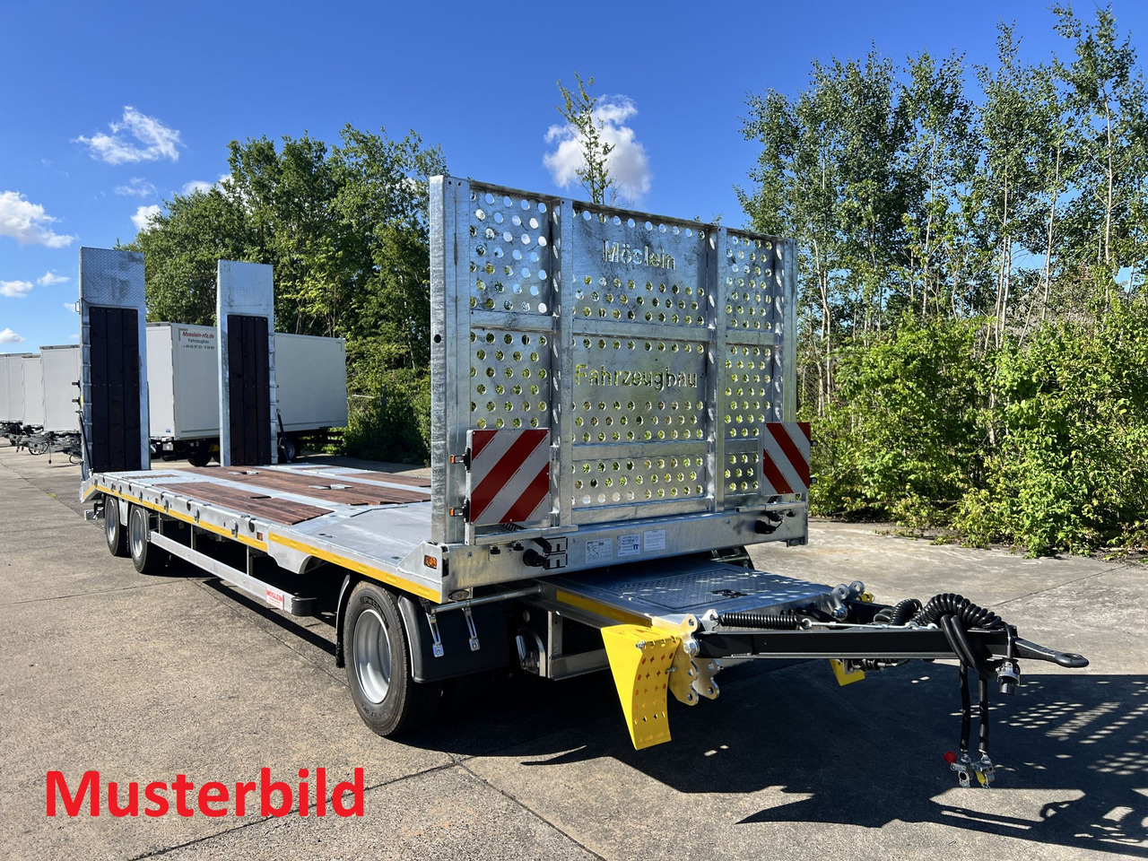 Möslein T 3-8,20 P VB H1 3 Achs Tieflader mit gerader Ladefläche 8,10 m, Neufahrzeug - Niska prikolica za prevoz: slika 5 Möslein T 3-8,20 P VB H1 3 Achs Tieflader mit gerader Ladefläche 8,10 m, Neufahrzeug - Niska prikolica za prevoz: slika 5