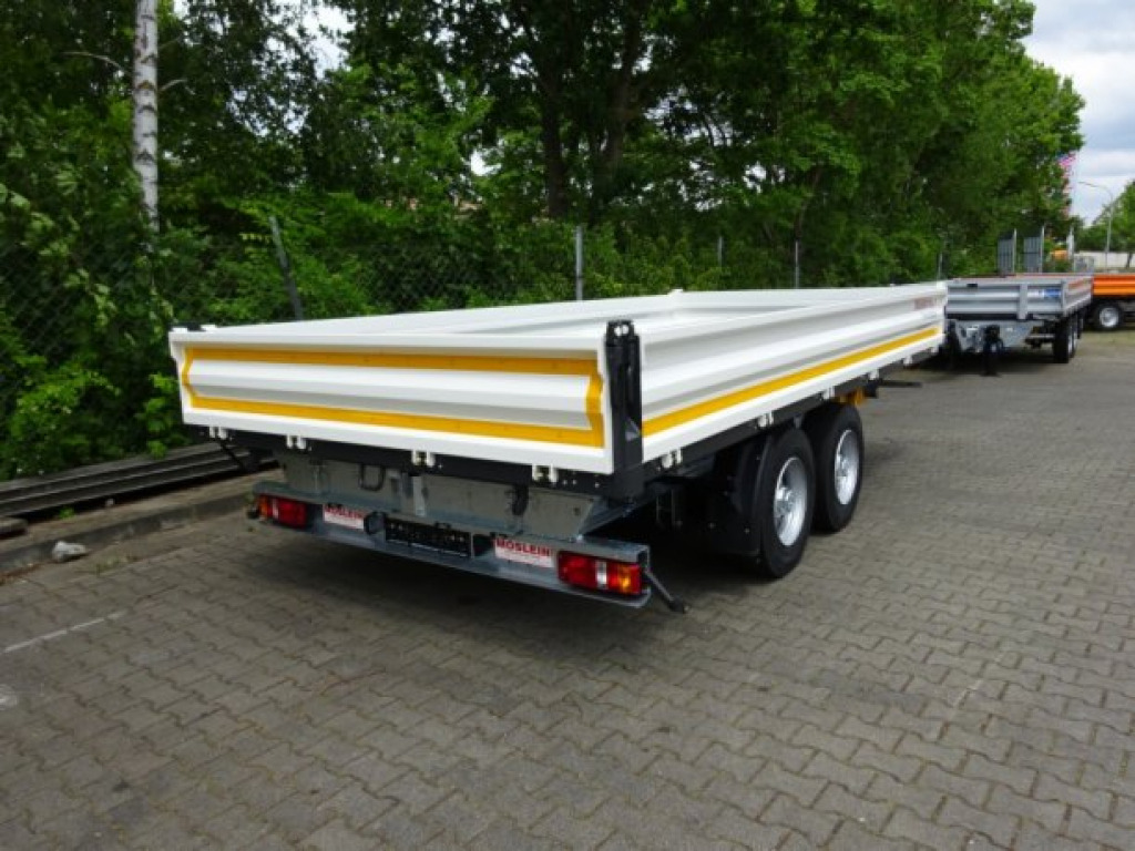 Novu Prikolica istovarivača Möslein TTD 11 Weiß neuer Tandem 3- Seitenkipper Tieflader-- Neufahrzeug --: slika 10 Novu Prikolica istovarivača Möslein TTD 11 Weiß neuer Tandem 3- Seitenkipper Tieflader-- Neufahrzeug --: slika 10