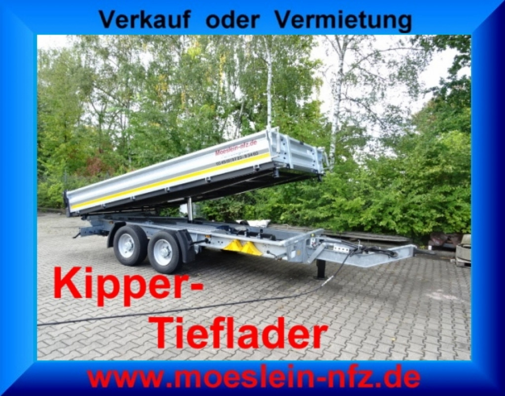 Möslein TTG 11 Verzinkt  neuer Tandem 3- Seitenkipper Tieflader-- Neufahrzeug -- - Prikolica istovarivača: slika 1 Möslein TTG 11 Verzinkt  neuer Tandem 3- Seitenkipper Tieflader-- Neufahrzeug -- - Prikolica istovarivača: slika 1