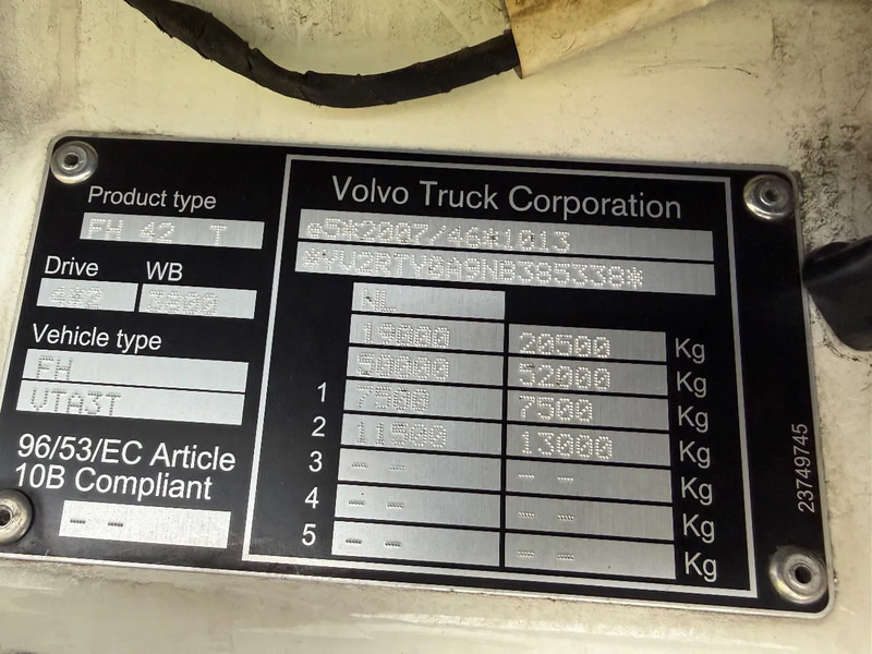 Tegljač Volvo FH 460 XL 2022 only 397.000 km !!!: slika 19 Tegljač Volvo FH 460 XL 2022 only 397.000 km !!!: slika 19