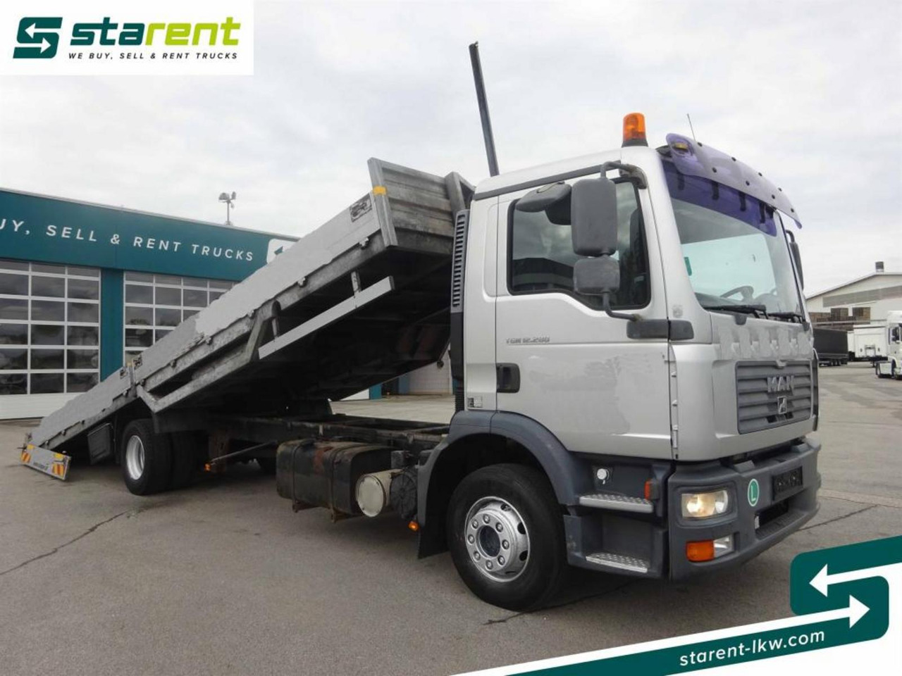 MAN TGM 12.280, Fahrzeugtransporter, kippbar - Kamion za prevoz automobila: slika 2 MAN TGM 12.280, Fahrzeugtransporter, kippbar - Kamion za prevoz automobila: slika 2