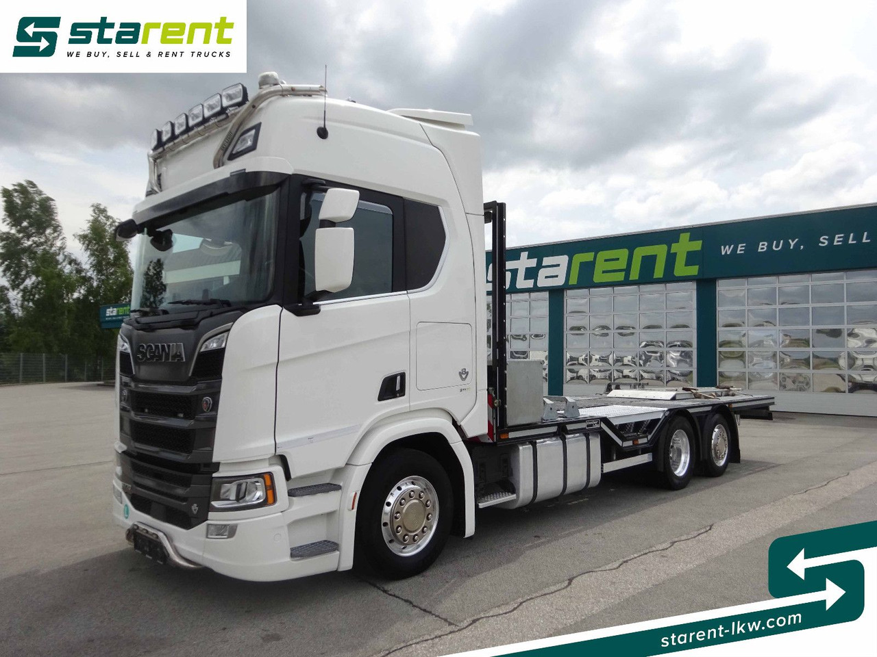 Scania R770 V8 Fahrzeugtransporter, Retarder, Seilwinde - Kamion sa golom šasijom i zatvorenom kabinom: slika 1 Scania R770 V8 Fahrzeugtransporter, Retarder, Seilwinde - Kamion sa golom šasijom i zatvorenom kabinom: slika 1