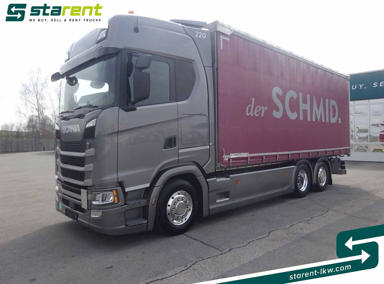 Scania S500 Planen Aufbau Schwarzmüller 6x2, Standklima - Kamion sa ceradom: slika 1 Scania S500 Planen Aufbau Schwarzmüller 6x2, Standklima - Kamion sa ceradom: slika 1