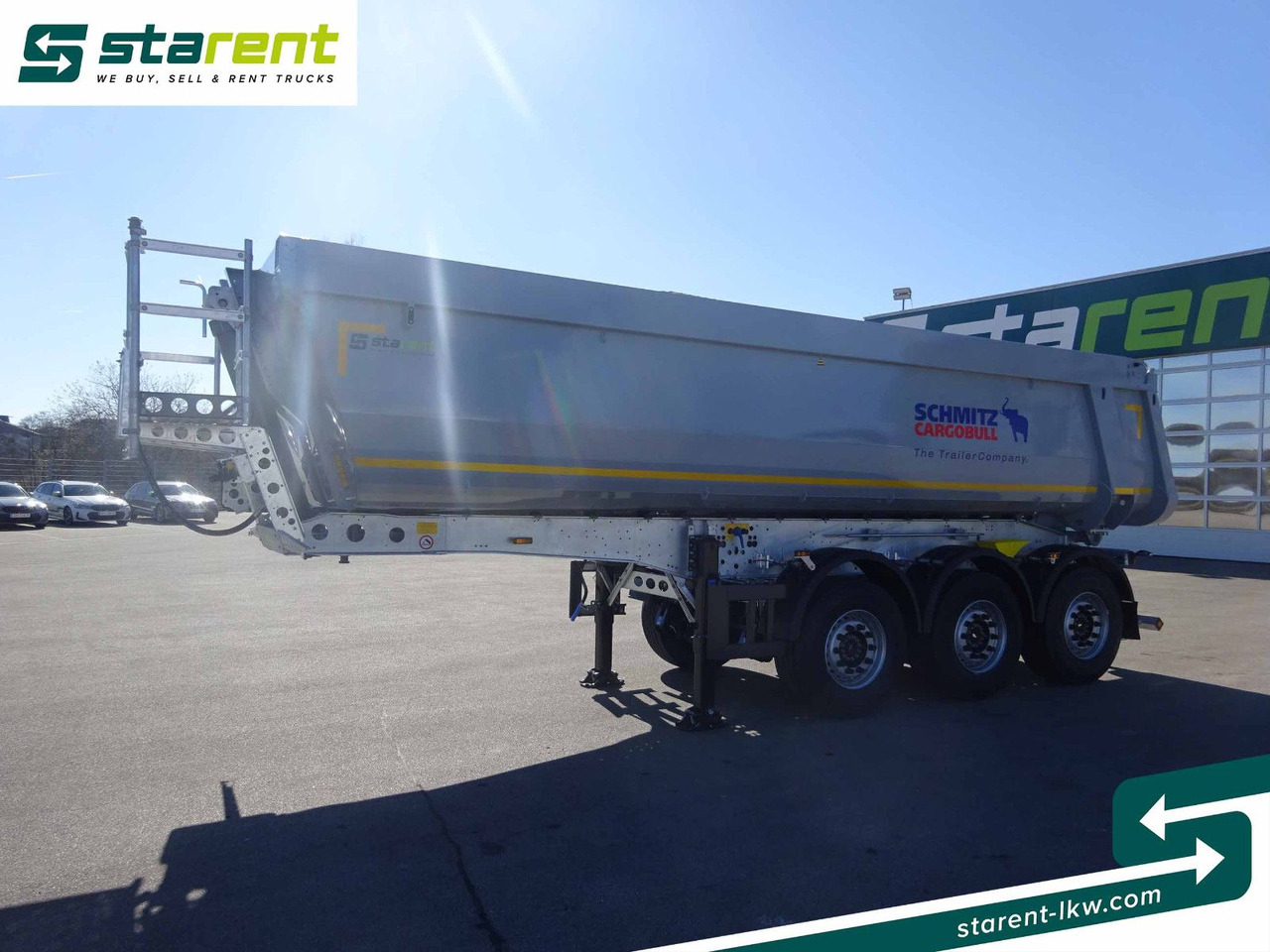 Schmitz Cargobull 3-Achs Kipper, 24m³, Liftachse, Alu Felgen - Poluprikolica istovarivača: slika 1 Schmitz Cargobull 3-Achs Kipper, 24m³, Liftachse, Alu Felgen - Poluprikolica istovarivača: slika 1
