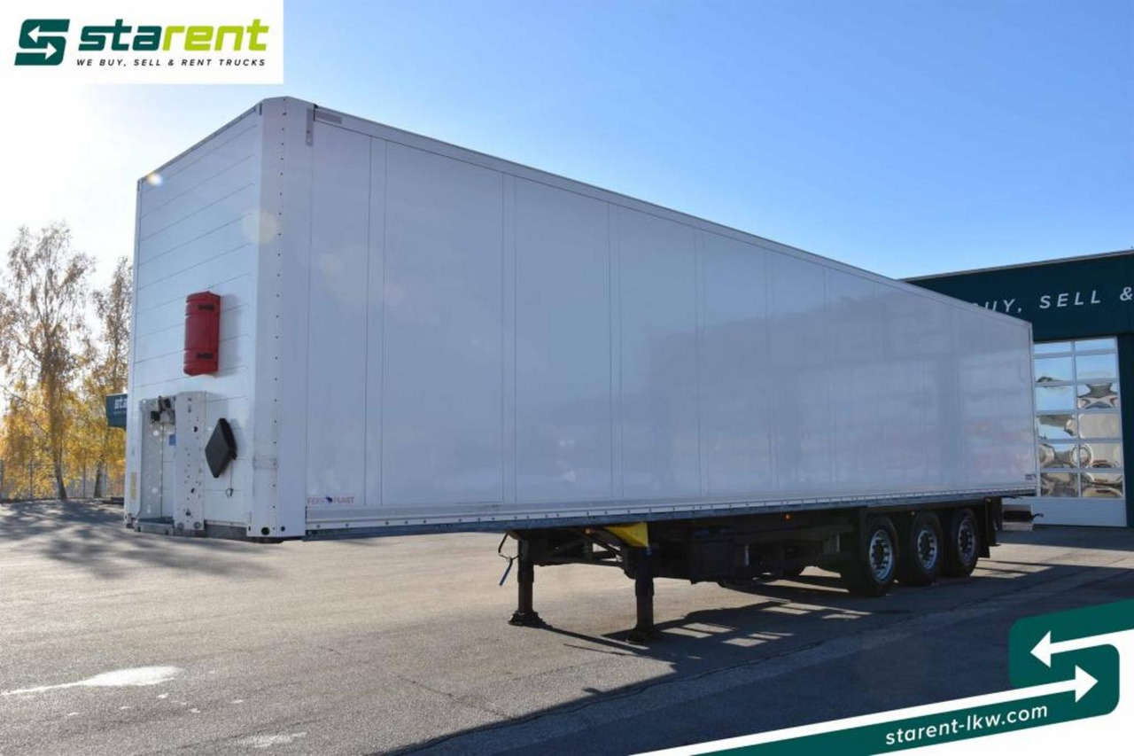 Schmitz Trockenfrachtkoffer Liftachse 3x Zurrleisten - Poluprikolica sa zatvorenim sandukom: slika 1 Schmitz Trockenfrachtkoffer Liftachse 3x Zurrleisten - Poluprikolica sa zatvorenim sandukom: slika 1