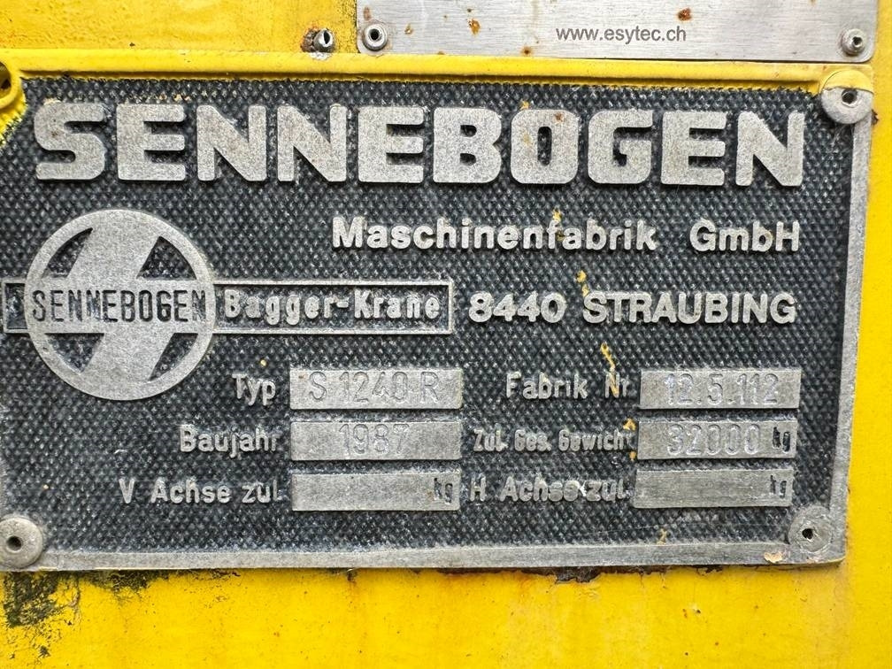 Bager dreglajn Sennebogen S 1240 R ( INCL 3 GRAPS 27M BOOM ): slika 11
