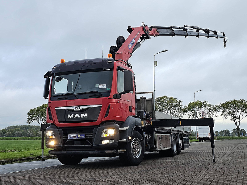MAN 26.320 TGS 6X2-4 HMF 2820 K6 - Kamion sa tovarnim sandukom, Kamion sa dizalicom: slika 1 MAN 26.320 TGS 6X2-4 HMF 2820 K6 - Kamion sa tovarnim sandukom, Kamion sa dizalicom: slika 1