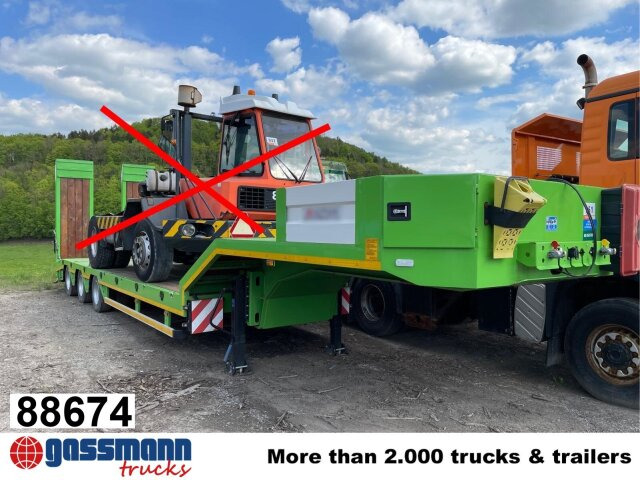 ALPSAN 56t, hydr. Rampen, Verbr. auf 3m - Niska poluprikolica za prevoz: slika 1 ALPSAN 56t, hydr. Rampen, Verbr. auf 3m - Niska poluprikolica za prevoz: slika 1