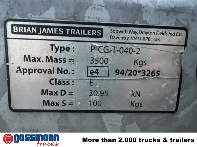 Brian James CarGO Connect, Plane, Winde - Niska prikolica za prevoz: slika 3 Brian James CarGO Connect, Plane, Winde - Niska prikolica za prevoz: slika 3