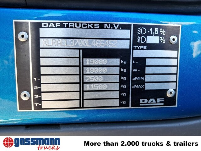 DAF LF 290 FA 4x2, Nebenantrieb, Navi - Kamion sa golom šasijom i zatvorenom kabinom: slika 3 DAF LF 290 FA 4x2, Nebenantrieb, Navi - Kamion sa golom šasijom i zatvorenom kabinom: slika 3