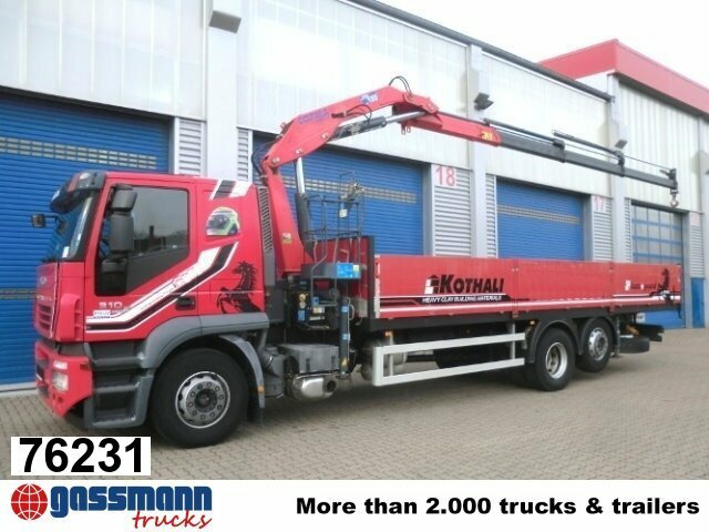 Iveco AT260S31Y/P 6x2 mit Kran Copma 150.3 - Kamion sa tovarnim sandukom, Kamion sa dizalicom: slika 1 Iveco AT260S31Y/P 6x2 mit Kran Copma 150.3 - Kamion sa tovarnim sandukom, Kamion sa dizalicom: slika 1