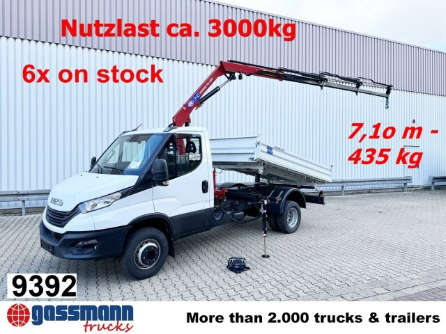 Iveco Daily 70C18H 4x2 mit Kran HMF 340-K3, Funk - Istovarivač, Kamion sa dizalicom: slika 1 Iveco Daily 70C18H 4x2 mit Kran HMF 340-K3, Funk - Istovarivač, Kamion sa dizalicom: slika 1