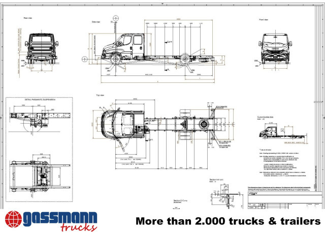 Iveco Daily 72C18H/P DK 4x2, Nebenantrieb, Mehrfach - Kamion sa golom šasijom i zatvorenom kabinom: slika 5 Iveco Daily 72C18H/P DK 4x2, Nebenantrieb, Mehrfach - Kamion sa golom šasijom i zatvorenom kabinom: slika 5