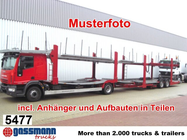 Iveco EuroCargo ML160E32 4x2 mit Teilen für Anhänger - Kamion za prevoz automobila: slika 1 Iveco EuroCargo ML160E32 4x2 mit Teilen für Anhänger - Kamion za prevoz automobila: slika 1