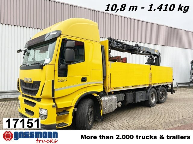 Iveco Stralis AS260SY48 6x2/4, Kran Palfinger PK18001L - Kamion sa tovarnim sandukom, Kamion sa dizalicom: slika 1 Iveco Stralis AS260SY48 6x2/4, Kran Palfinger PK18001L - Kamion sa tovarnim sandukom, Kamion sa dizalicom: slika 1